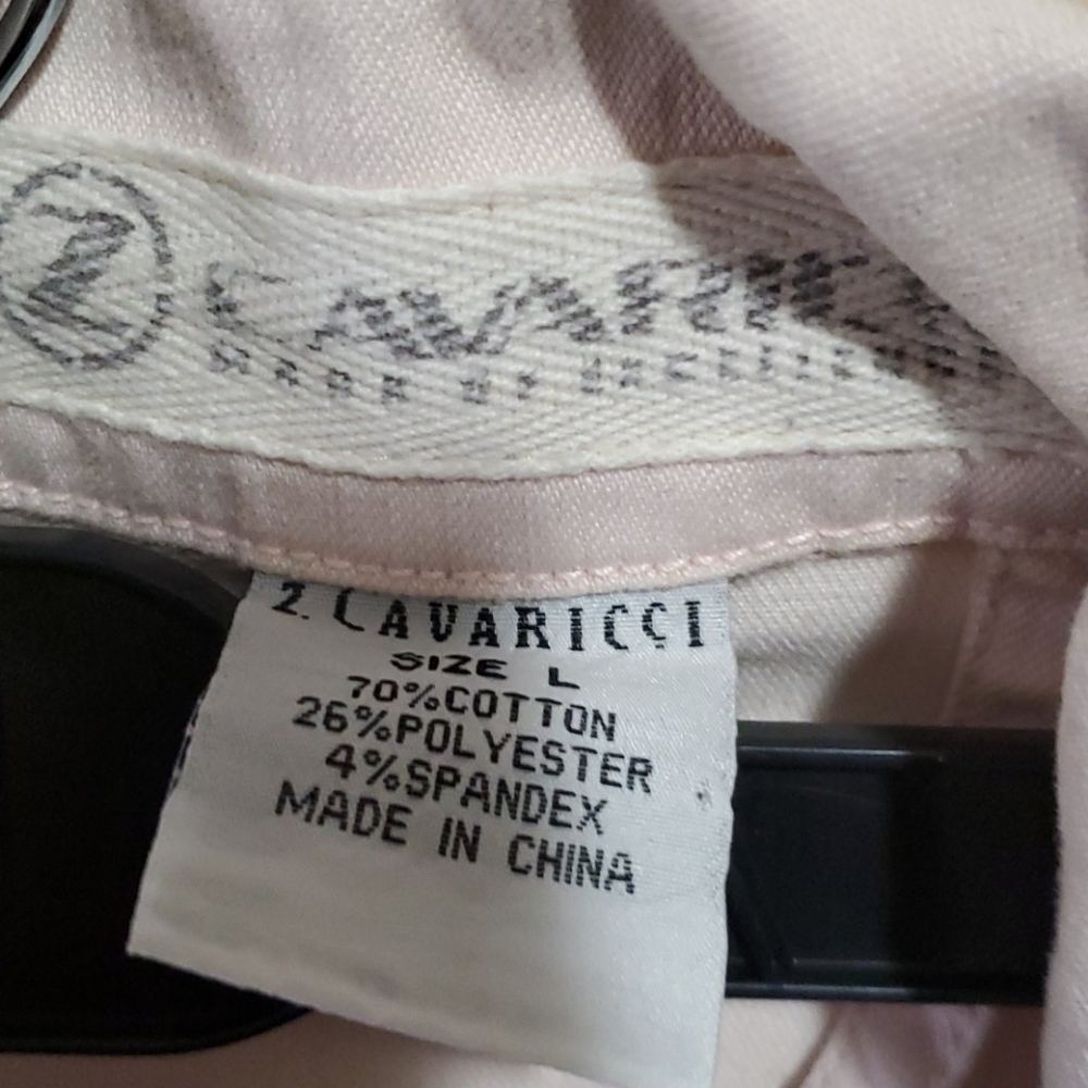 Authentic Z Cavaricci sz L Jean jacket/ pink - Picture 3 of 9